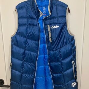 Cabela's XPG Blue Puffer Vest